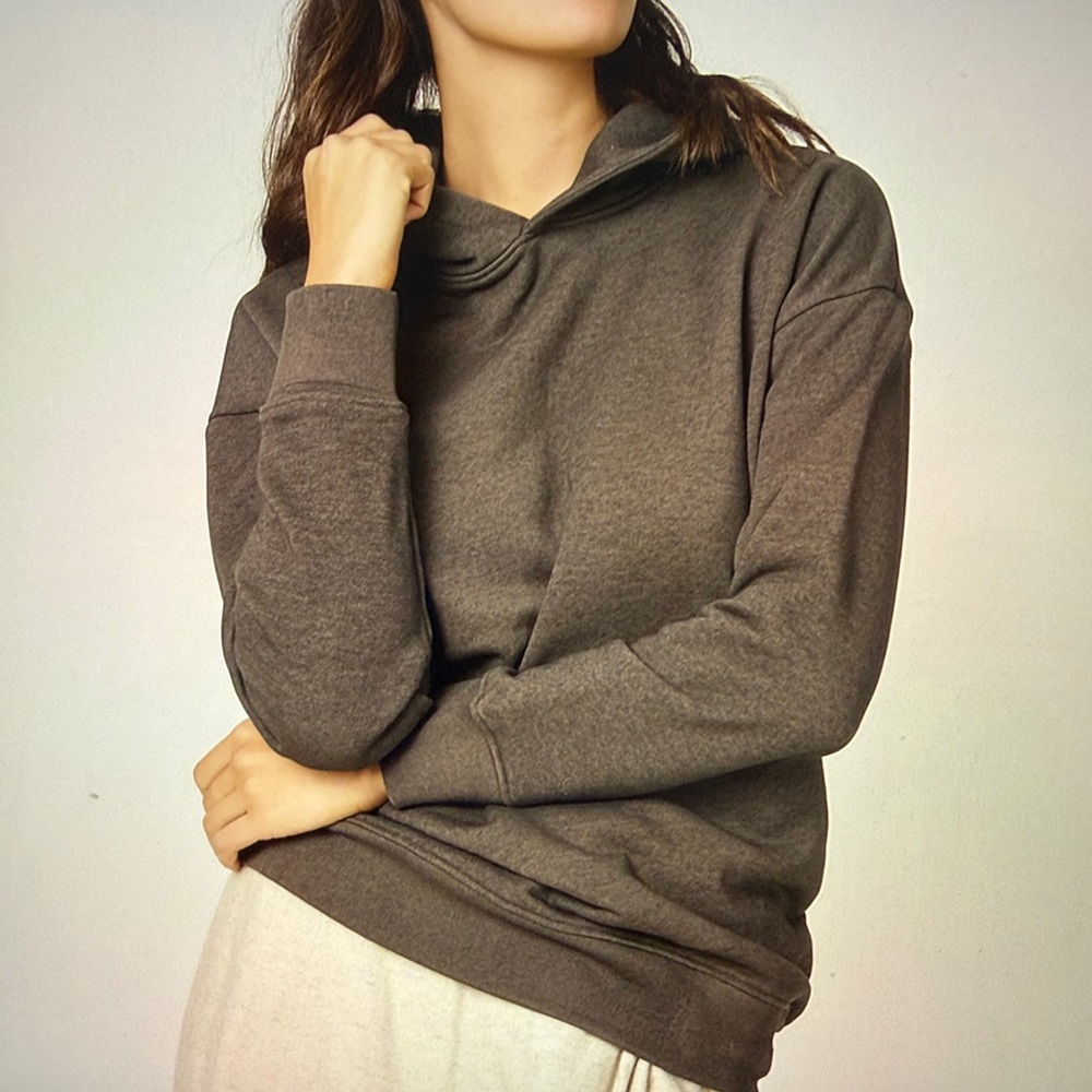 Lauren Manoogian Layer hoodie in barnwood